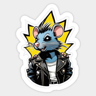 The Ratscals: Punk Rock Rat Sticker